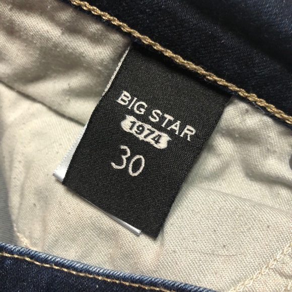 Big Star Rikki Straight Leg Jeans SHORT 0890 - Picture 4 of 6